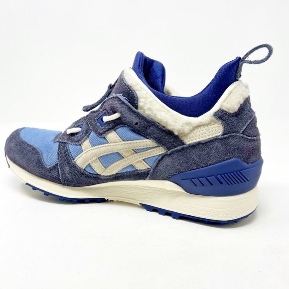 Asics Gel-Lyte MT Gris Blue Birch Kith Mens Suede Sneakers 1191A204 400 - Picture 3 of 5